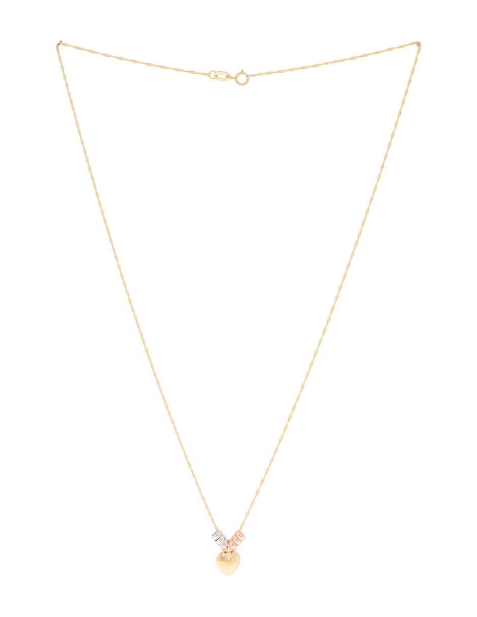 Collar con dije de oro 14 K 2