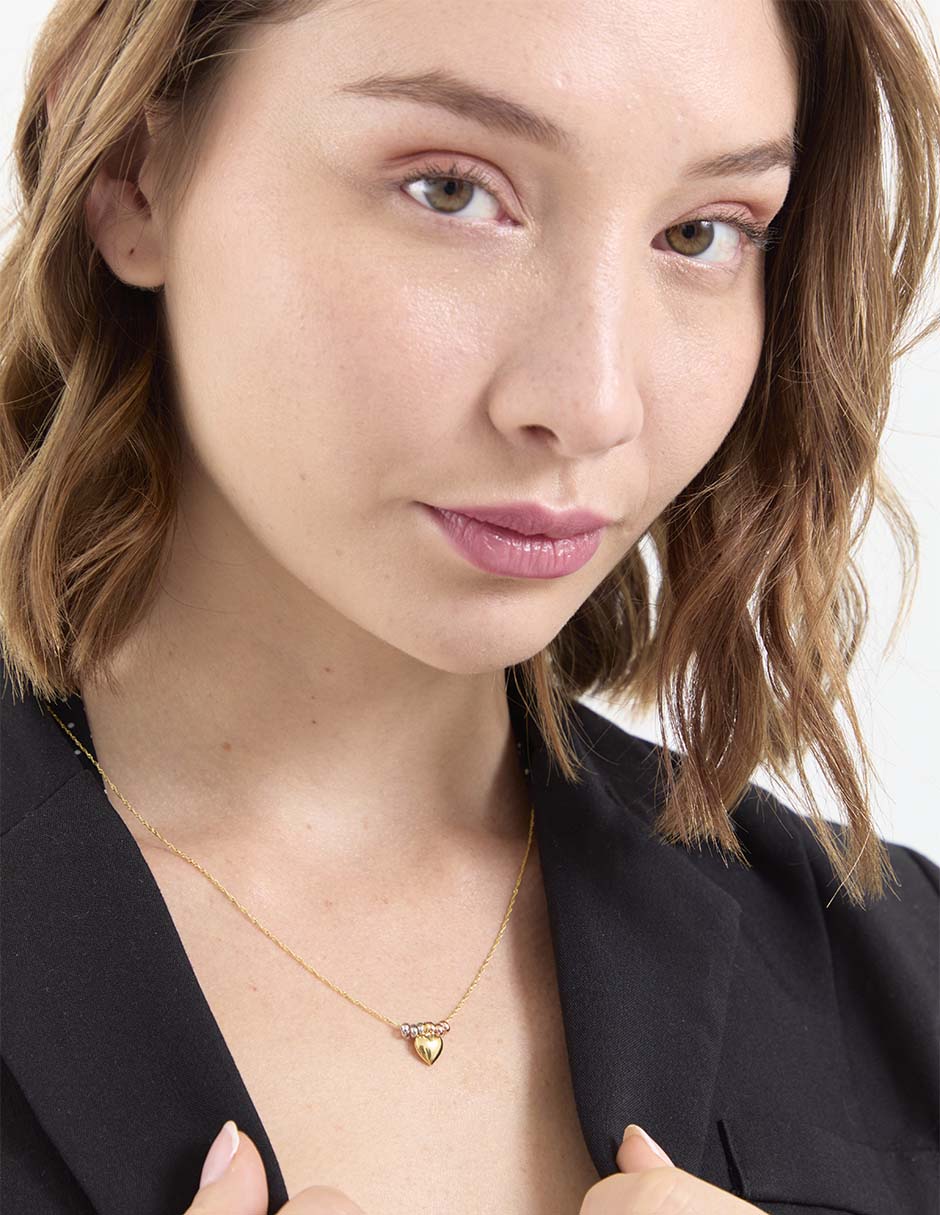 Collar con dije de oro 14 K