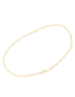 Pulsera de oro 14 K con acabado liso 1