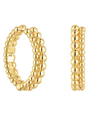 Aretes de aro de plata P 925