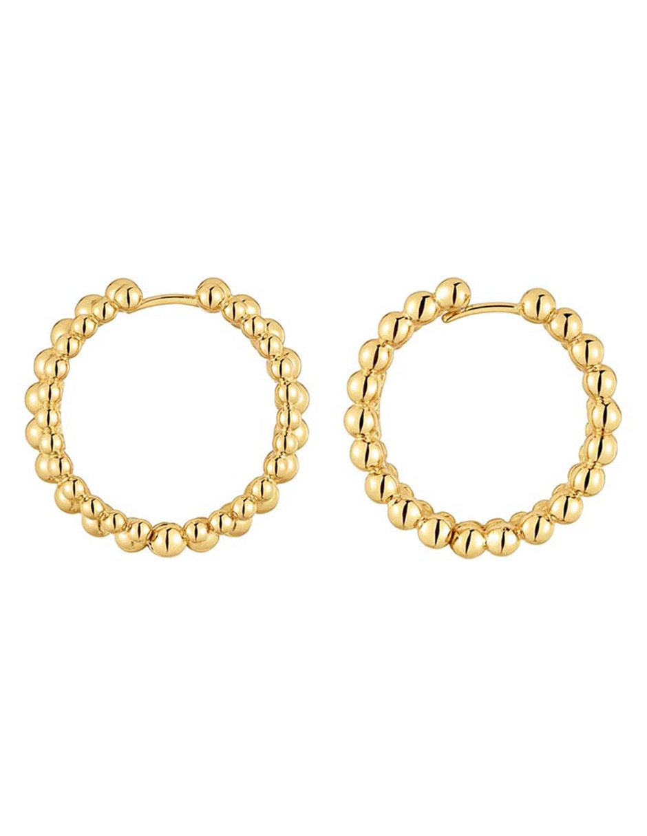 Aretes de aro de plata P 925 2