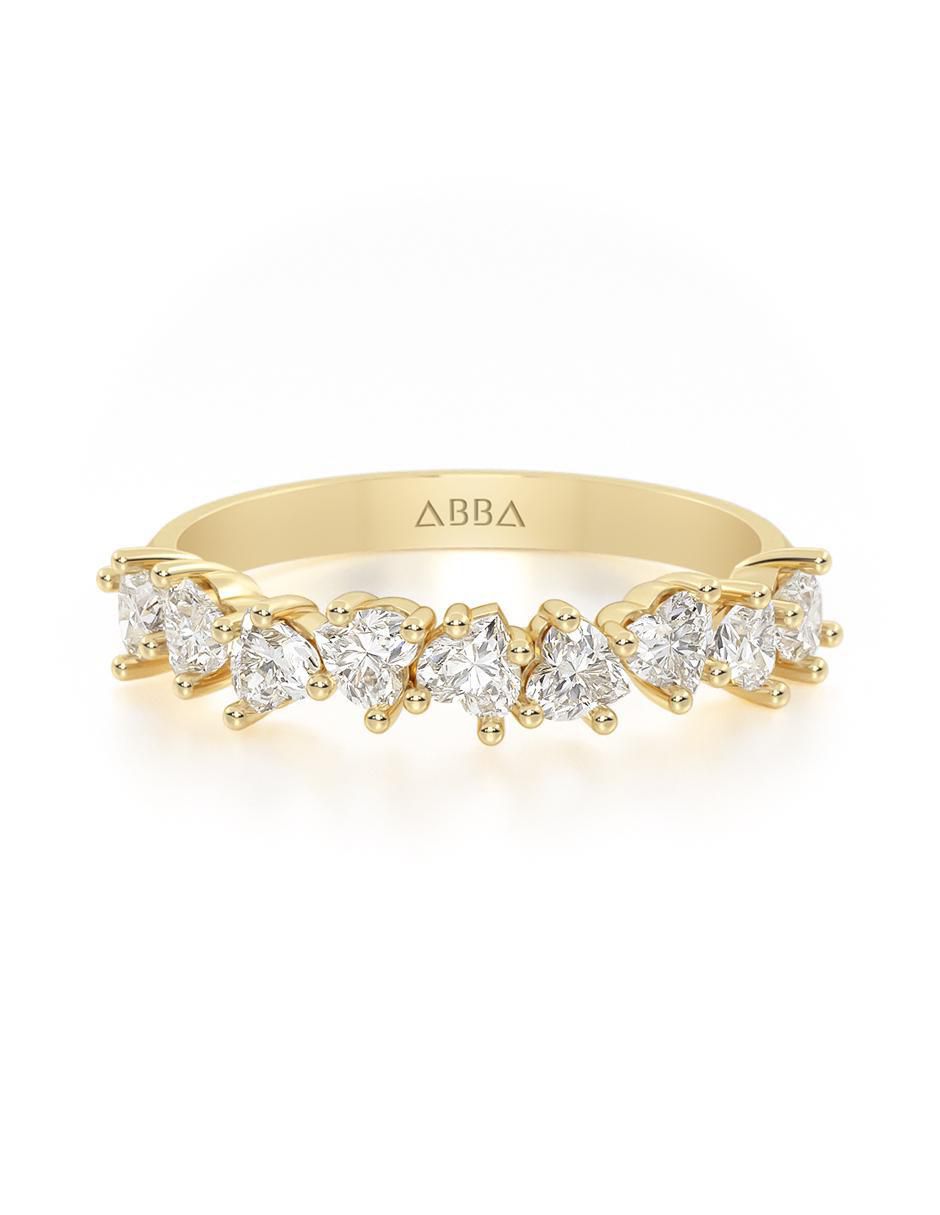 Churumbela de oro 10 k abba joyas zirconia