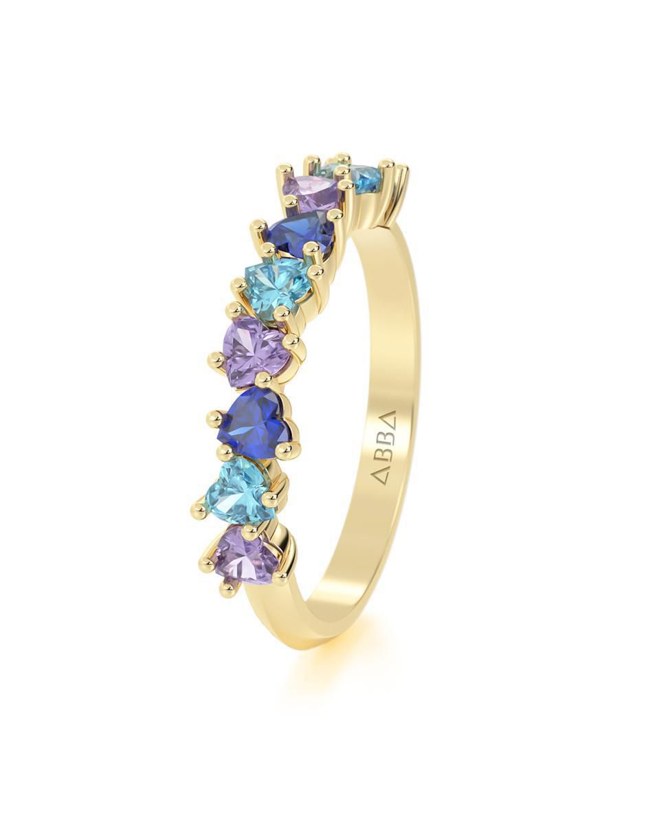 Churumbela de oro 10 k abba joyas zirconia