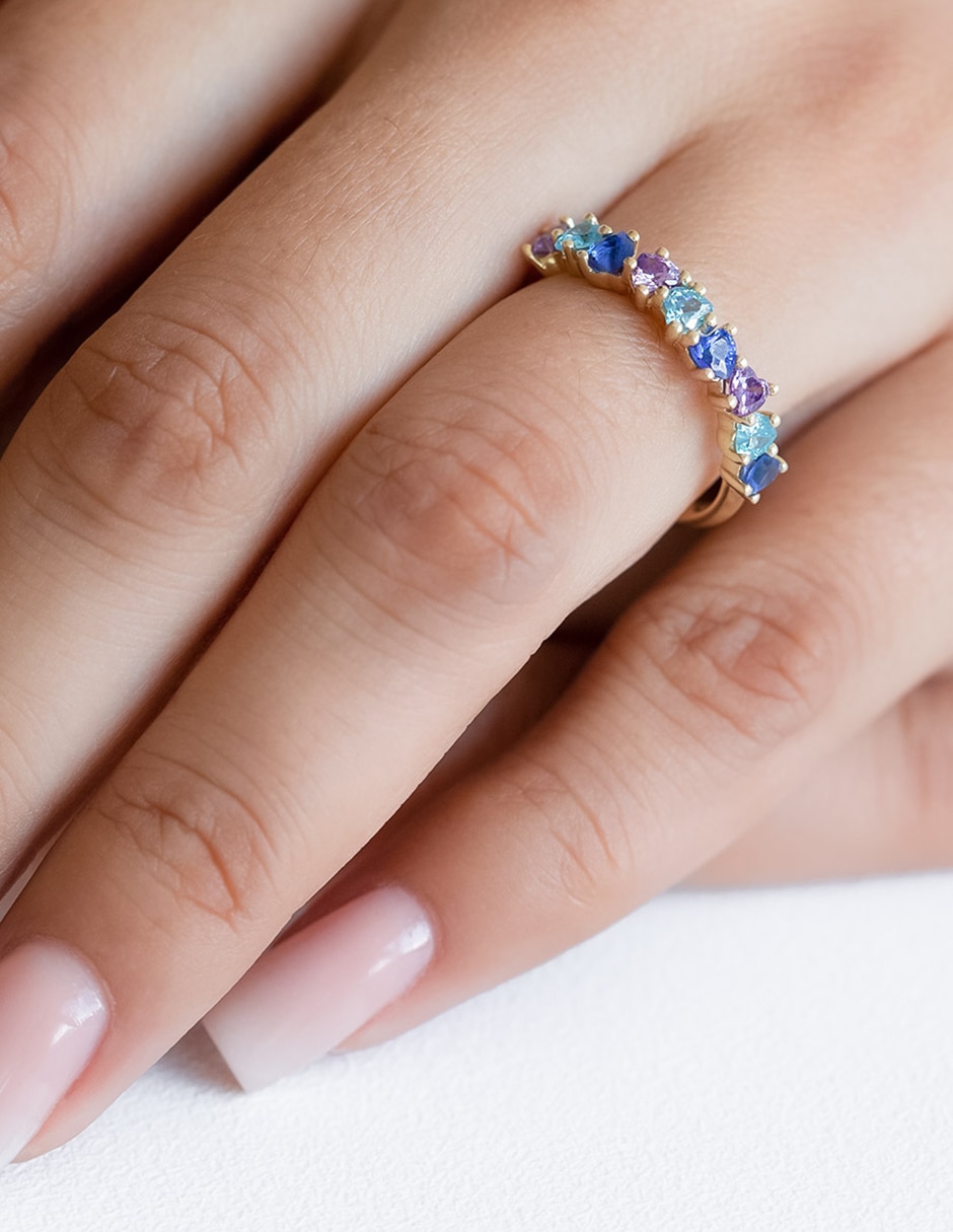 Churumbela de oro 10 k abba joyas zirconia