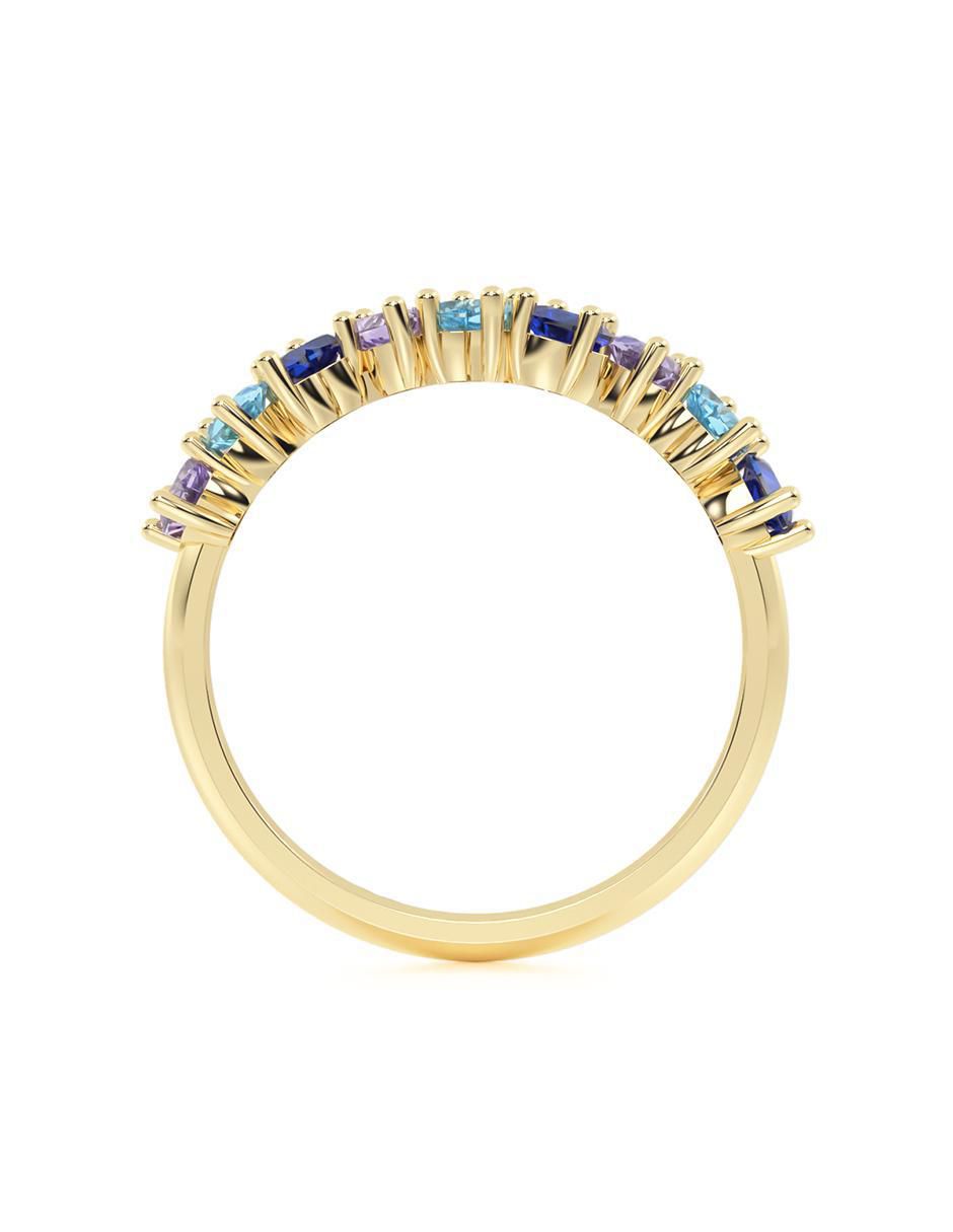 Churumbela de oro 14 k abba joyas zirconia