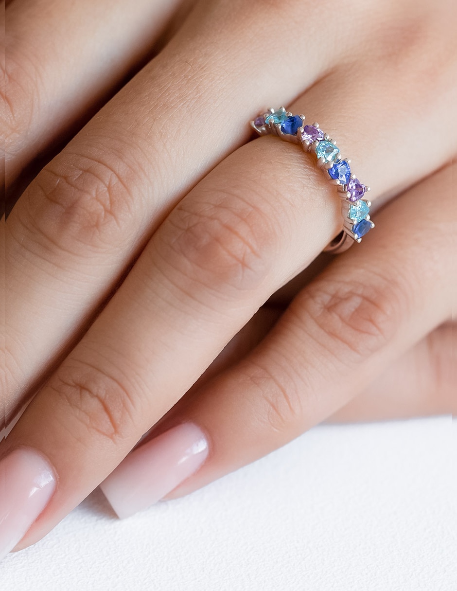 Churumbela de oro 14 k zirconia 6