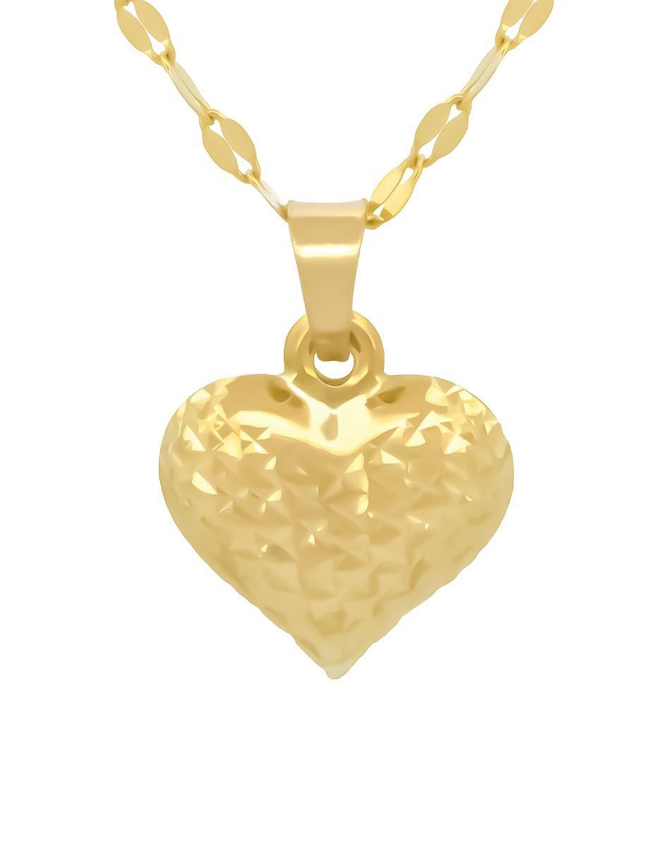 Collar corazón de oro 10 K Collar corazón de oro 10 K