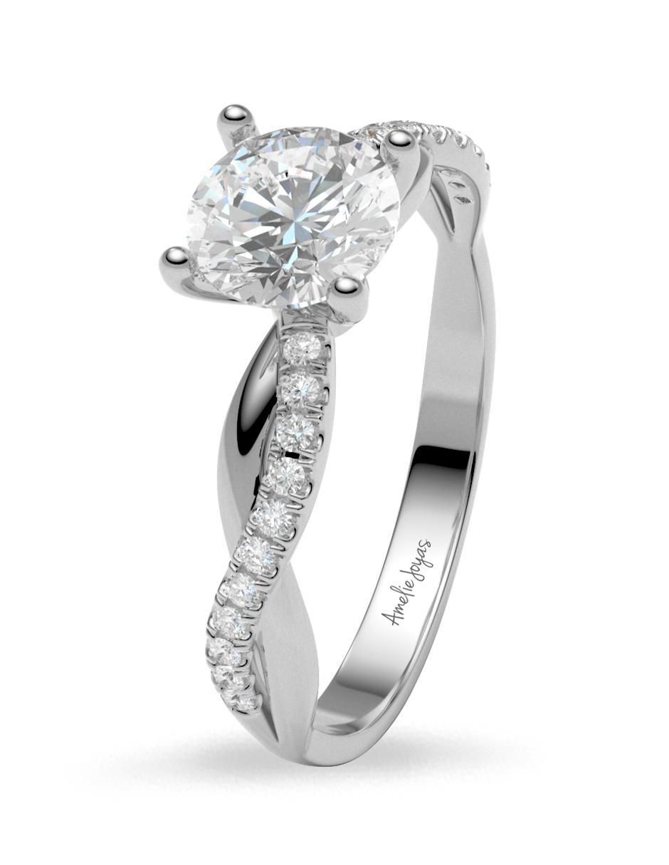 Anillo de compromiso 14 k 3