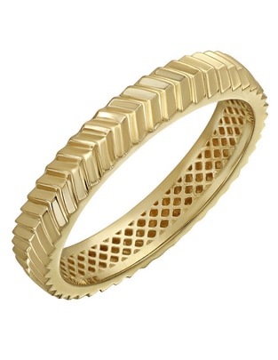 Anillo Bony Levy 14 k de oro troquelado