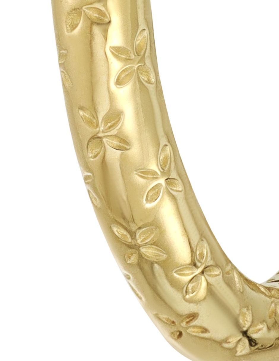 Anillo 14 k de oro troquelado