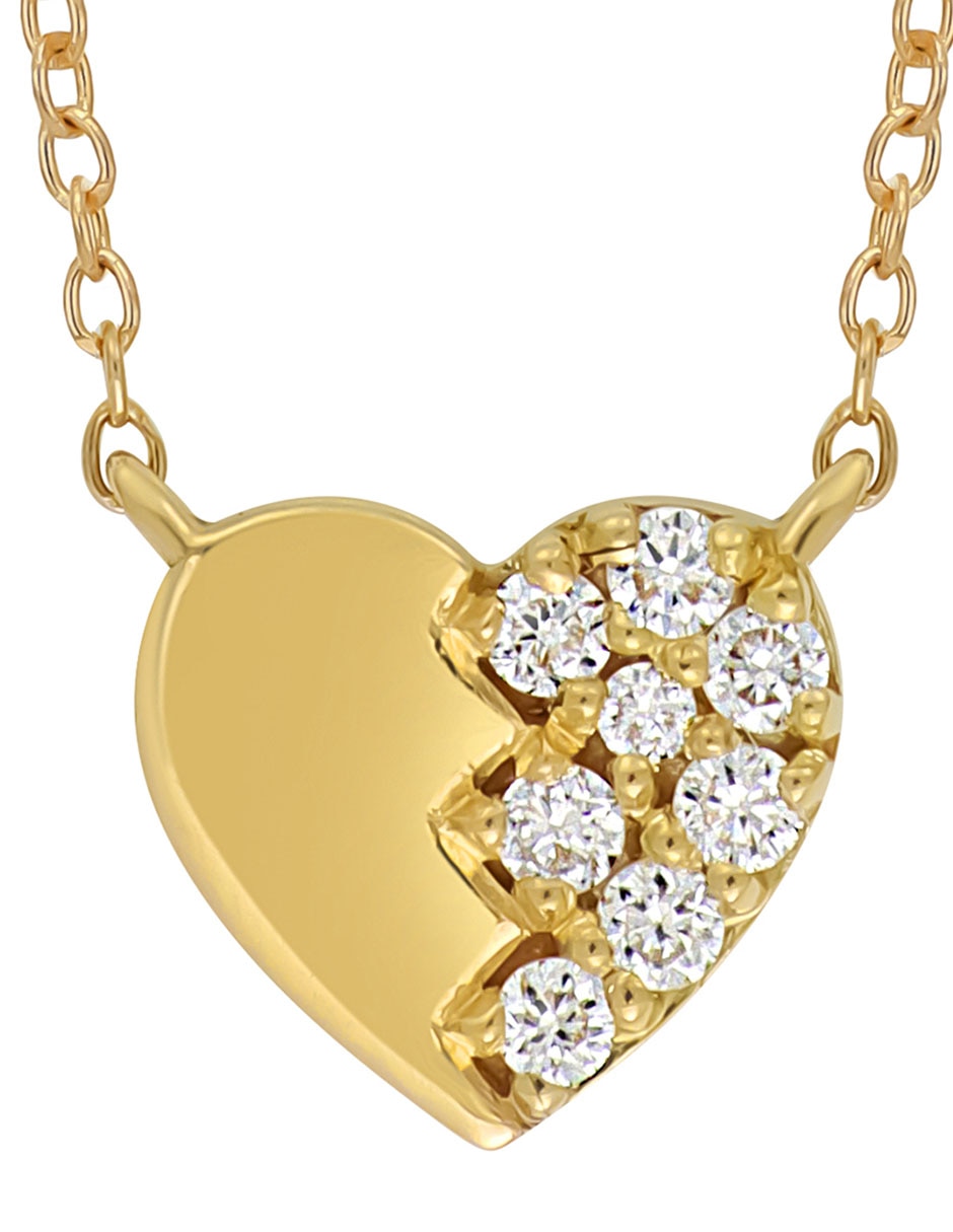 Collar de corazón Icon de oro 18 K