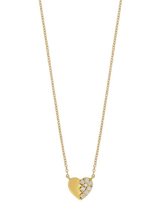 Collar de corazón Bony Levy Icon de oro 18 K