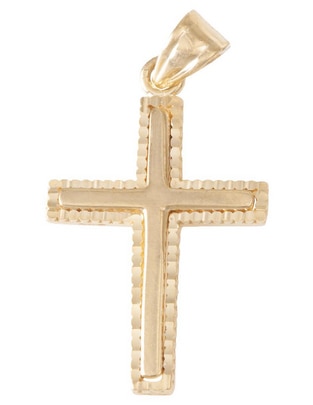 Dije de cruz de oro 14 K