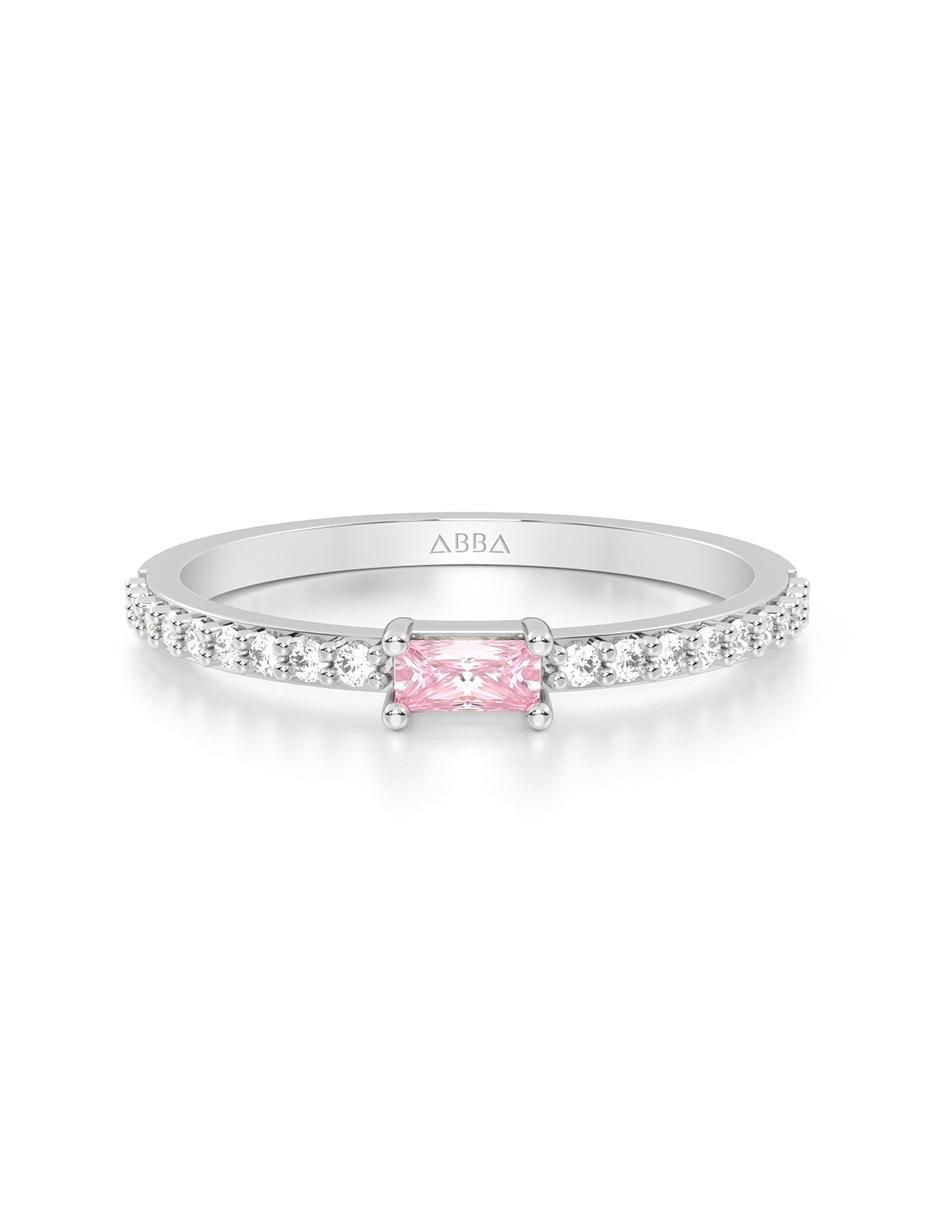 Anillo de oro zirconia brillante Anillo de oro zirconia brillante