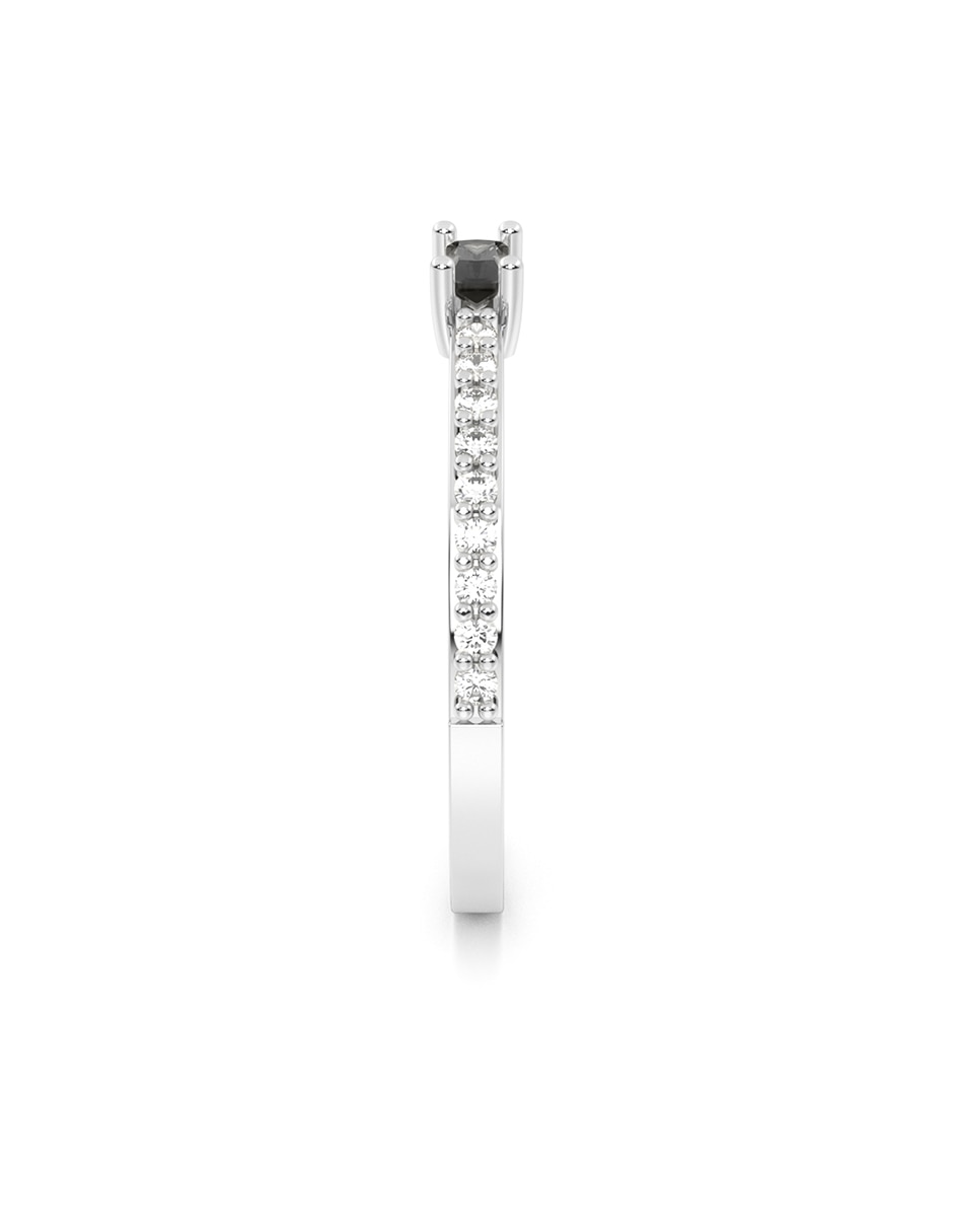 Anillo de compromiso de oro 14 k zirconia 2