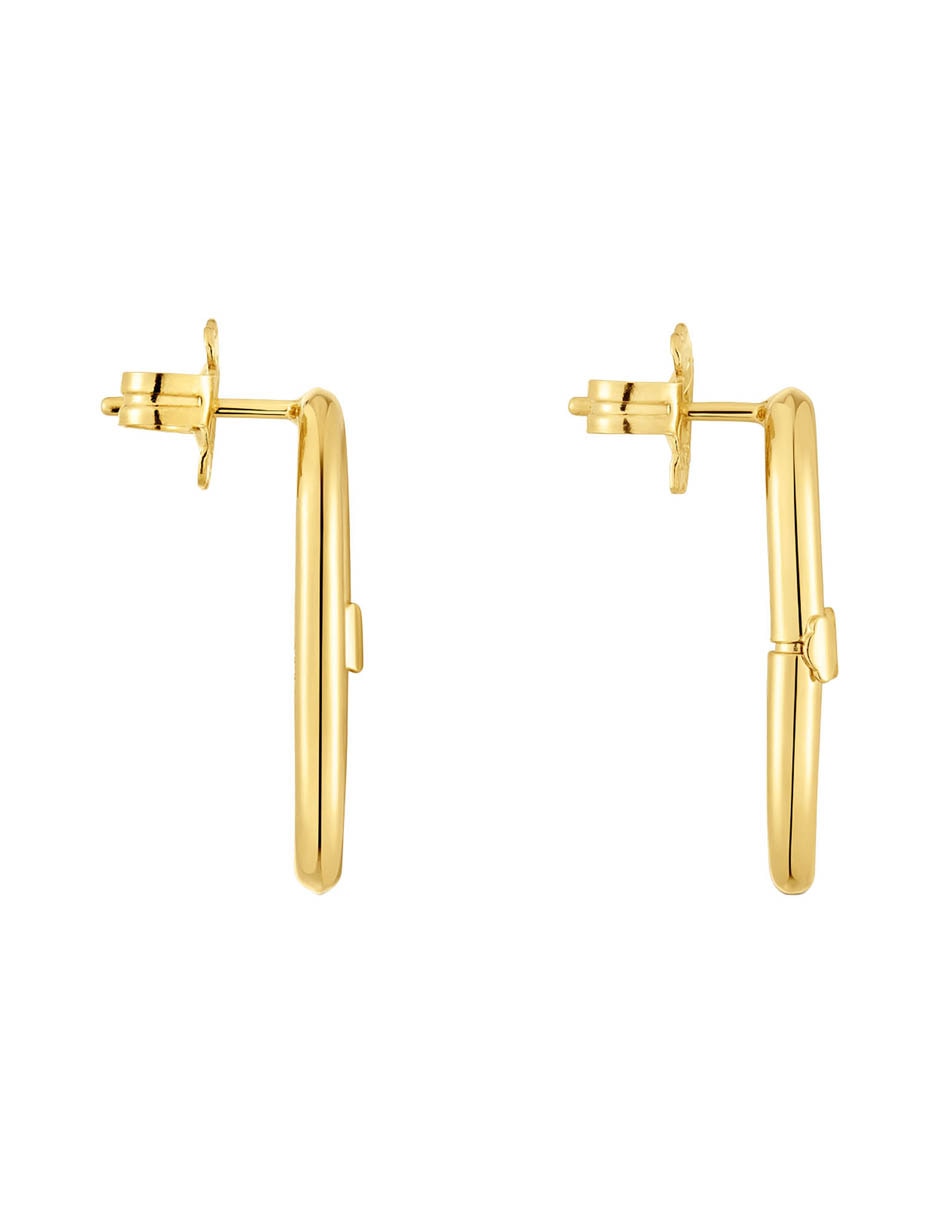 Aretes ovalados Tous Hold de plata P 925 con acabado baño de oro