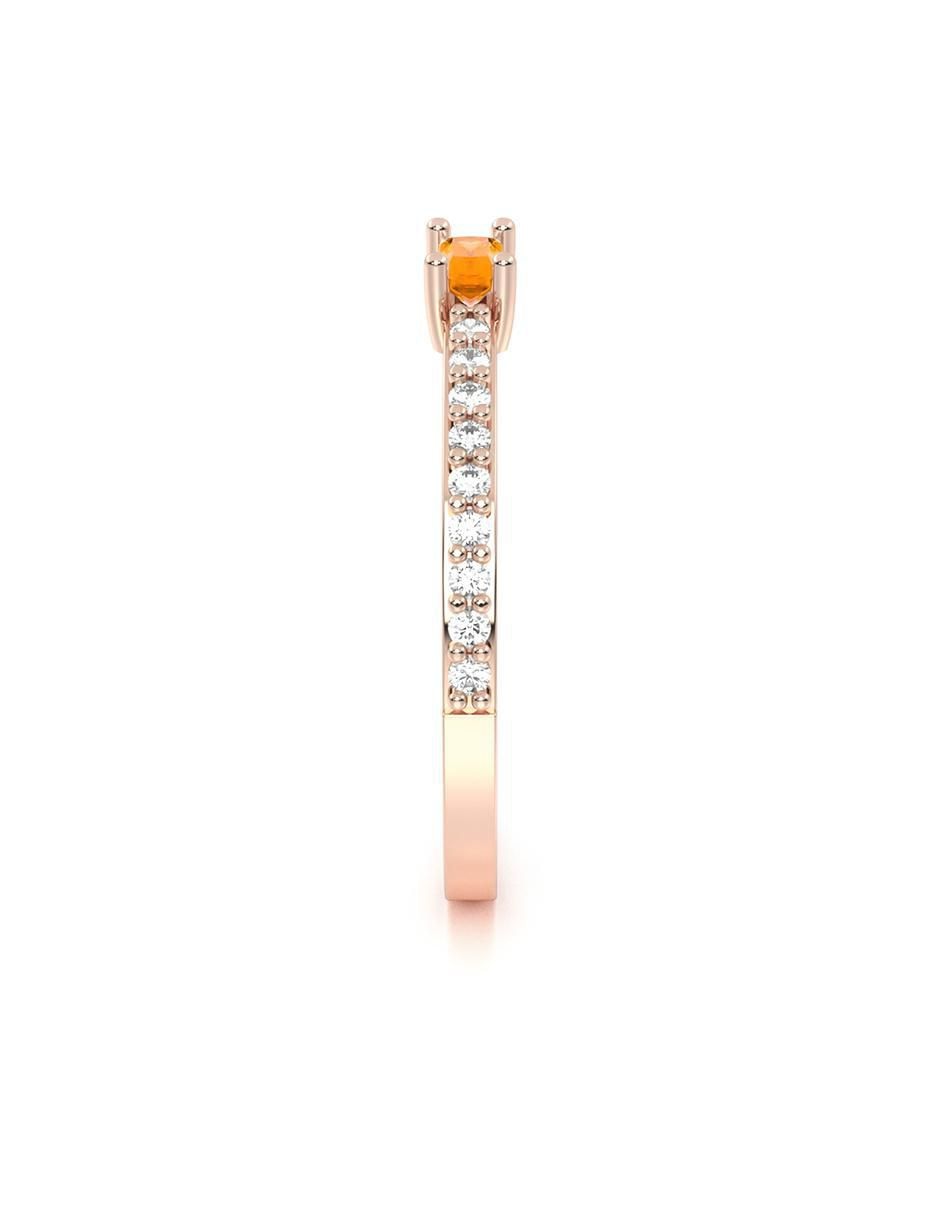 Anillo de compromiso 14 k 3