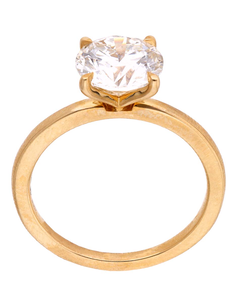 Anillo de compromiso 14 k diamante 2