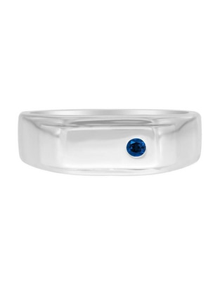 Anillo redondo Joaquin 14 k de oro zafiro brillante Anillo redondo Joaquin 14 k de oro zafiro brillante