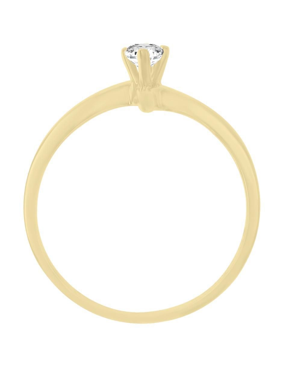 Solitario 14 k Kaia diamante 2