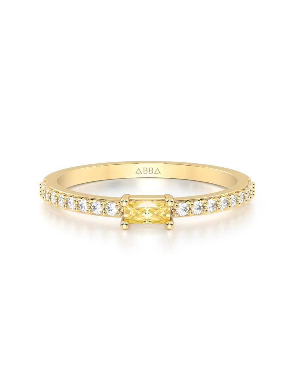Anillo de compromiso de oro 10 k zirconia Anillo de compromiso de oro 10 k zirconia