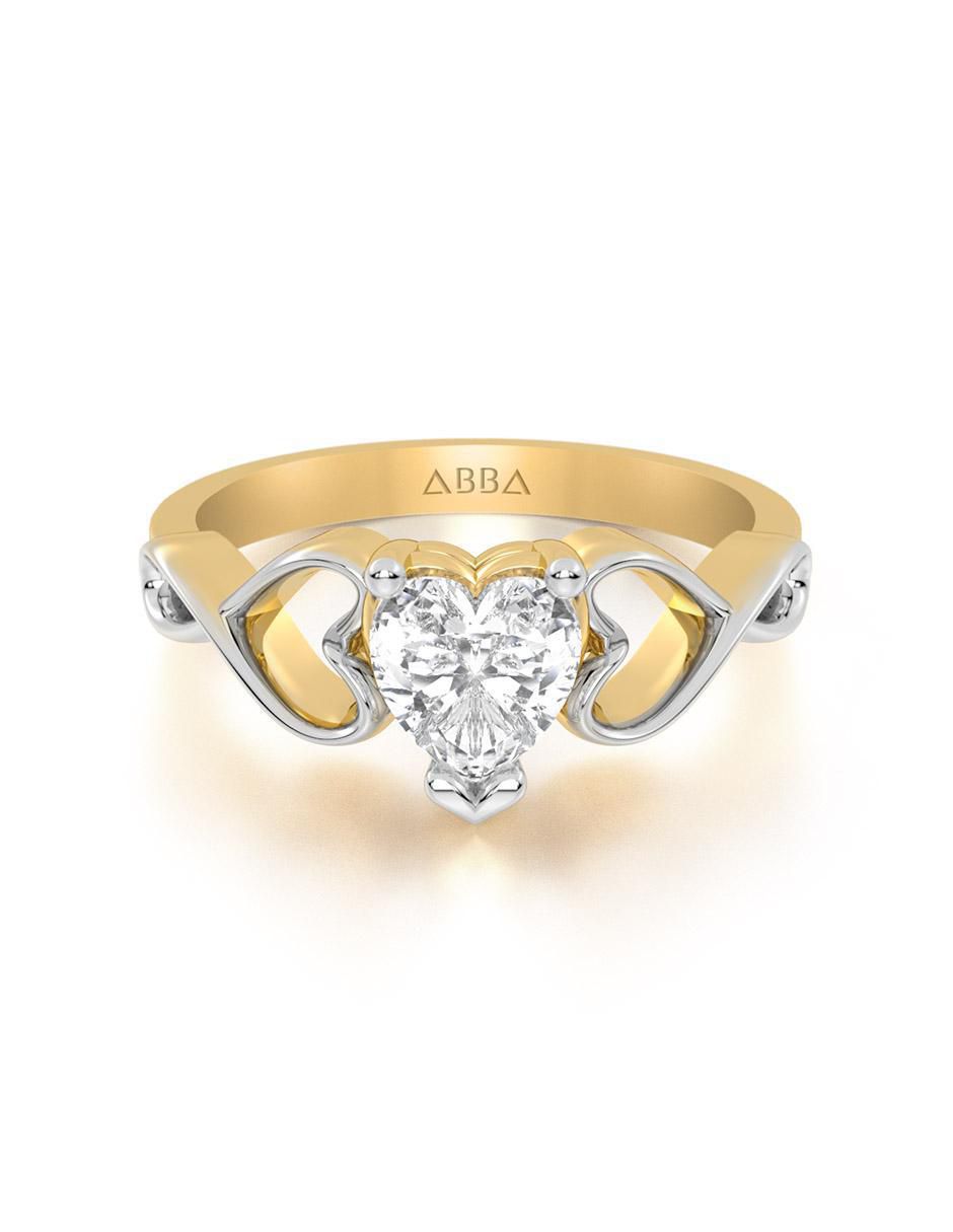 Anillo de compromiso 10 k 1