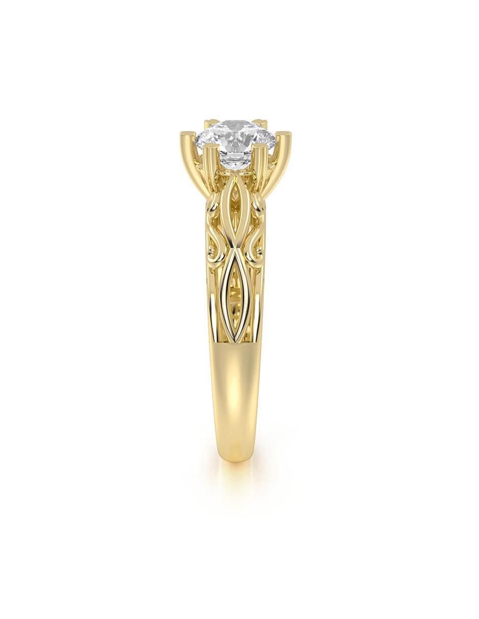 Anillo de compromiso 10 k 5