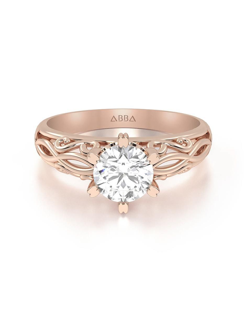 Anillo de compromiso 10 k Anillo de compromiso 10 k
