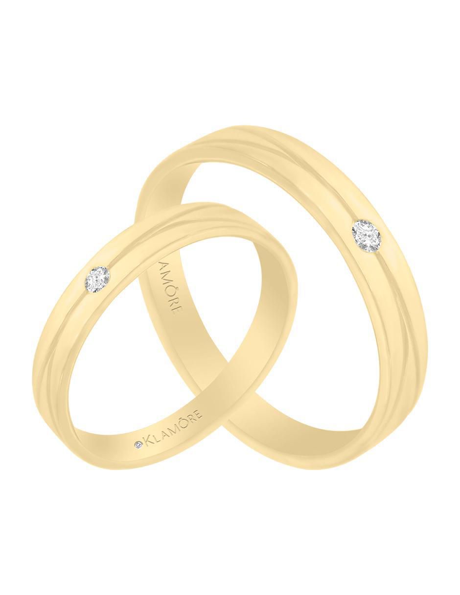 Argolla 14 k Yulia diamante 2