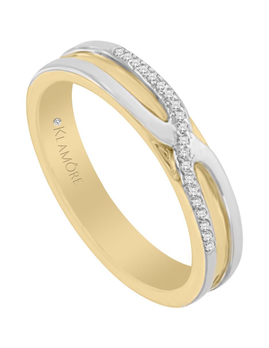 Argolla 14 k Alexandre diamante 3