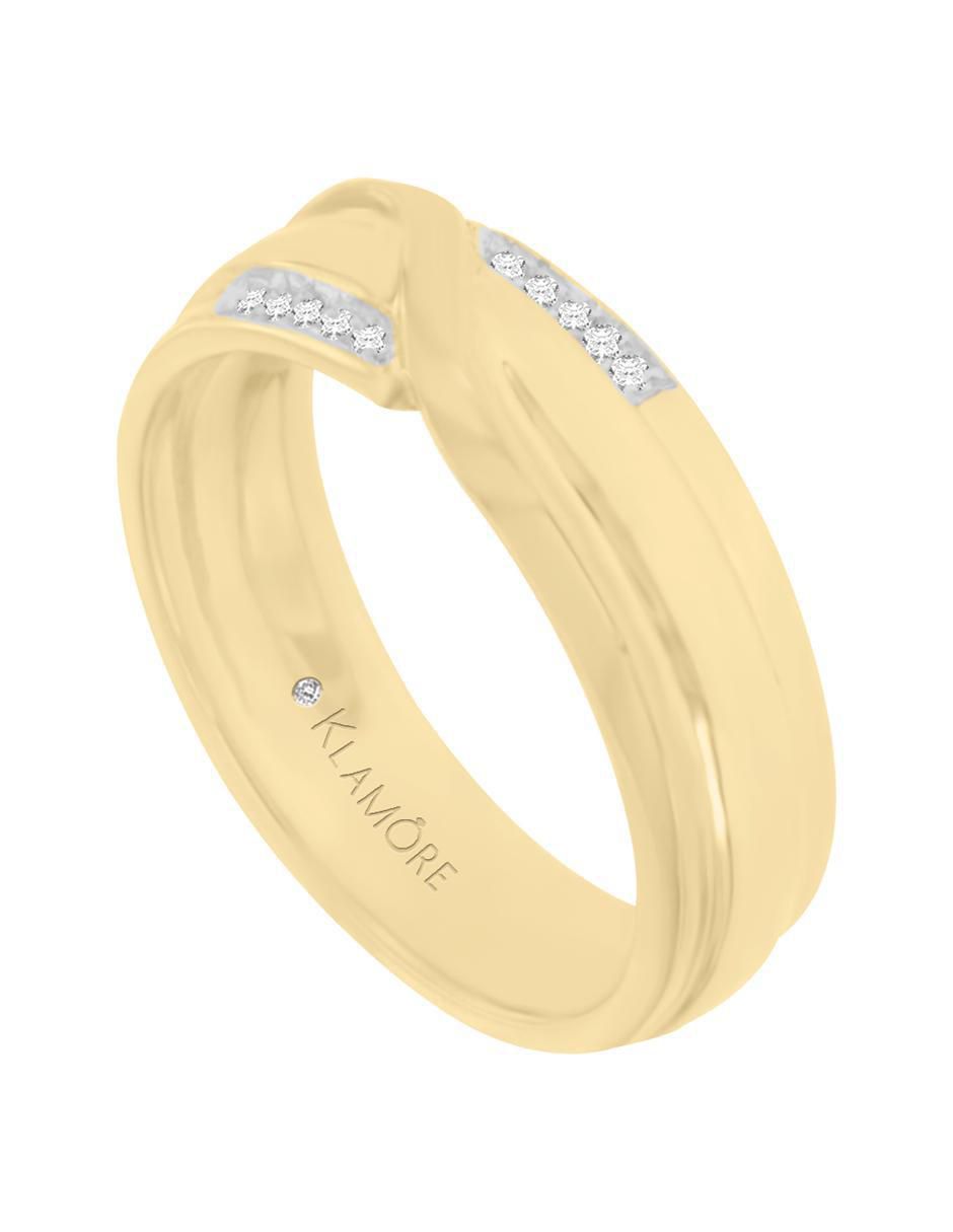Argolla 14 k Eden diamante 4