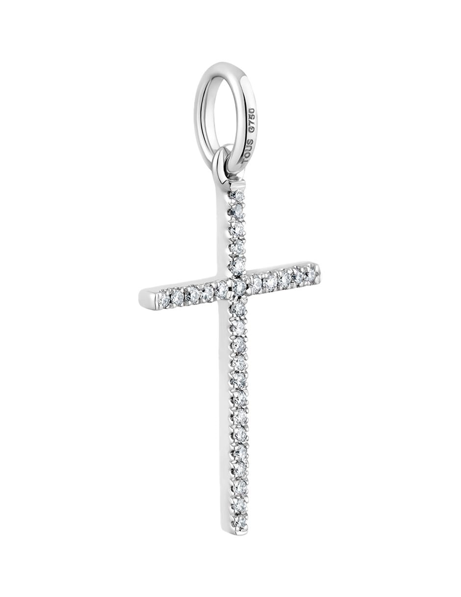 Dije de crucifijo Tous Les Classiques de oro blanco 18 K