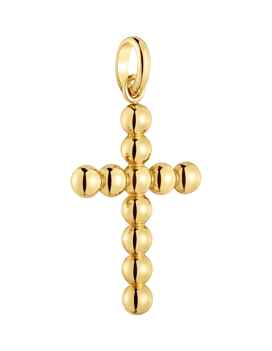 Dije de cruz Tous Basics de oro amarillo 18 K