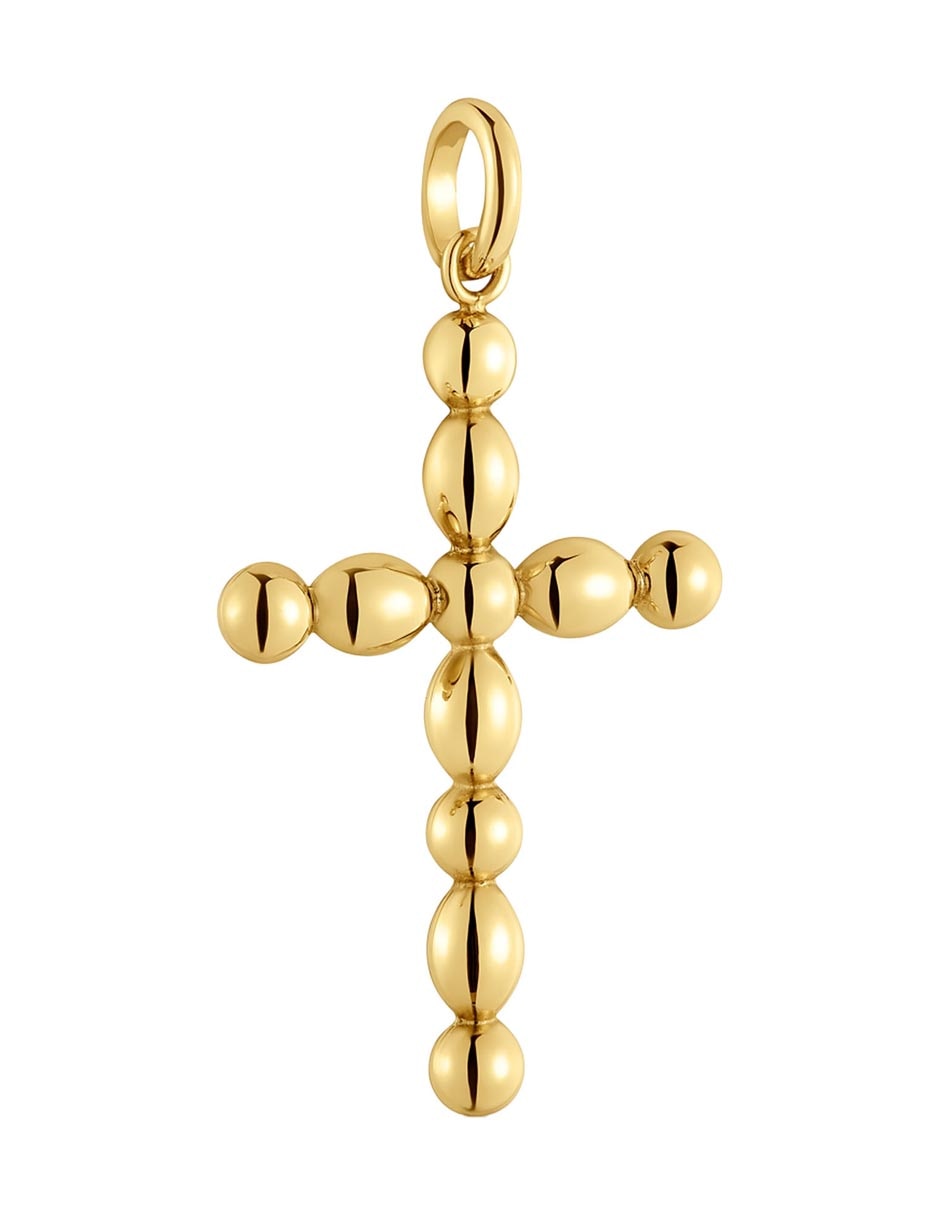 Dije de cruz Tous Basics de oro amarillo 18 K