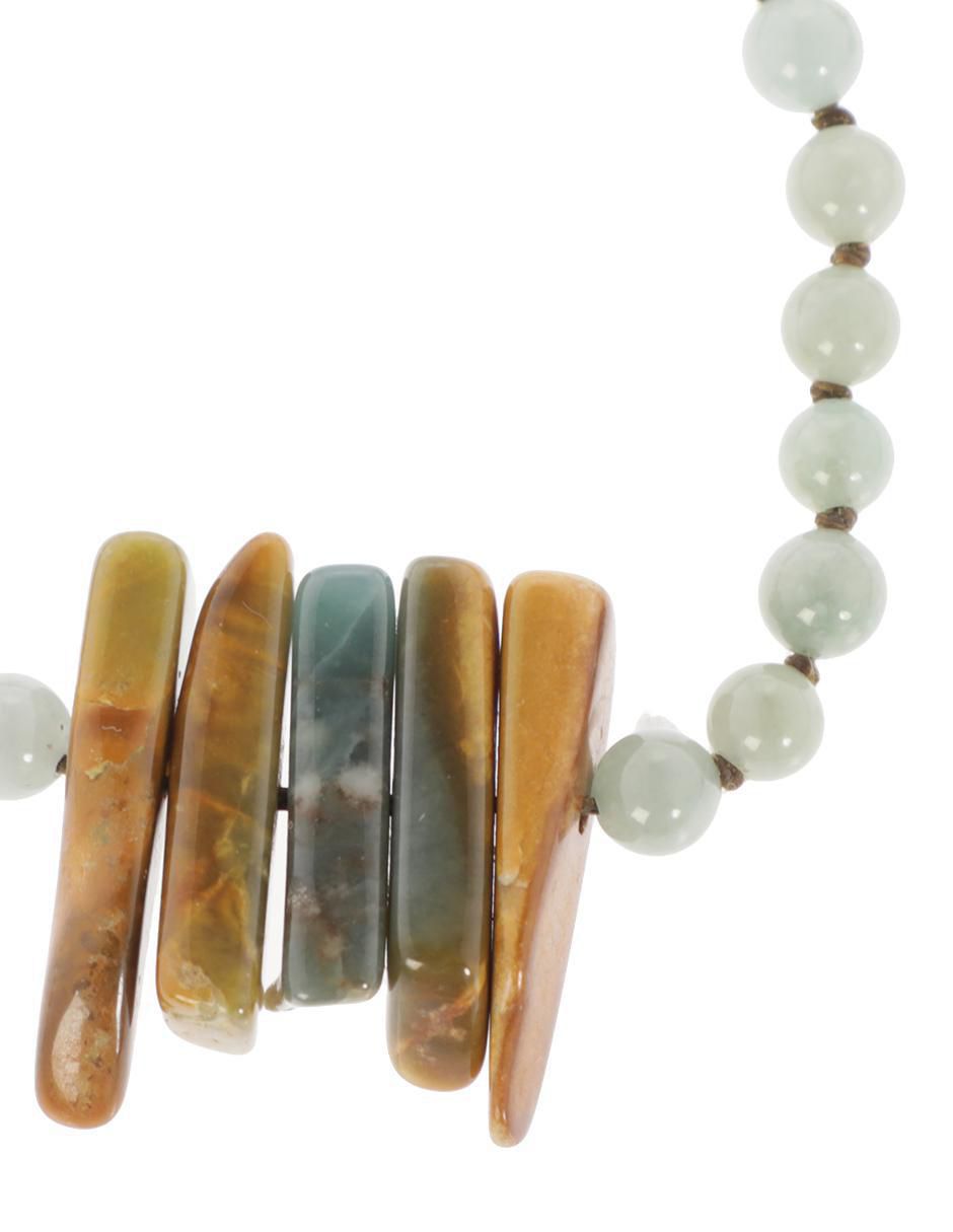 Aretes, collar y pulsera circular