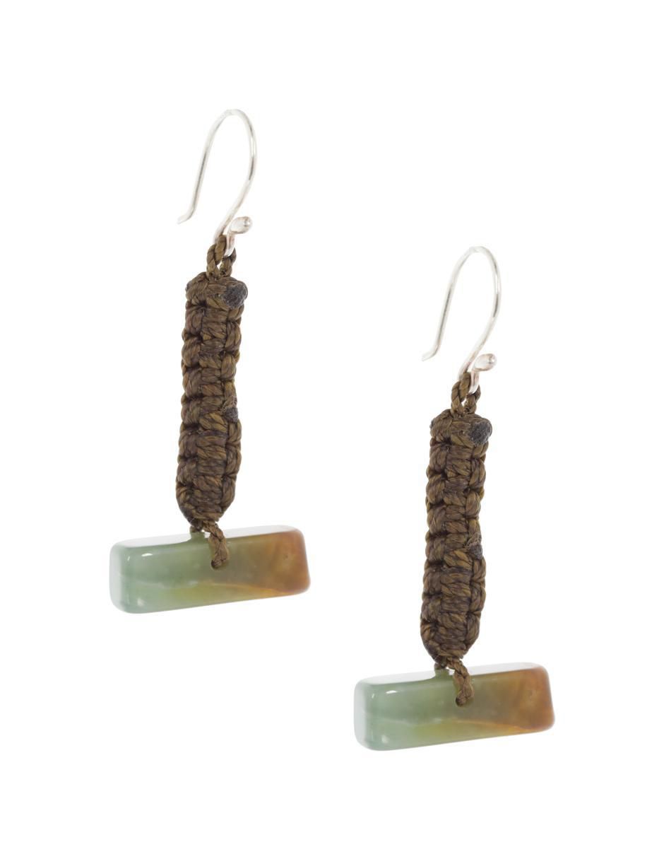 Aretes, collar y pulsera circular 6