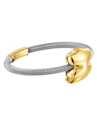 Anillo de oso Mesh Tube de oro brillante Anillo de oso Mesh Tube de oro brillante