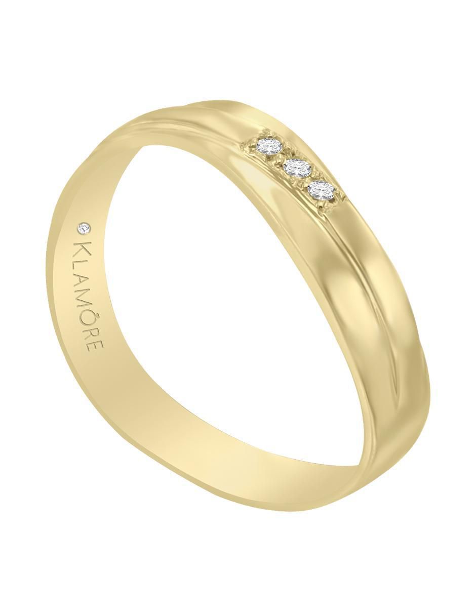Argolla 14 k Ilse diamante 4