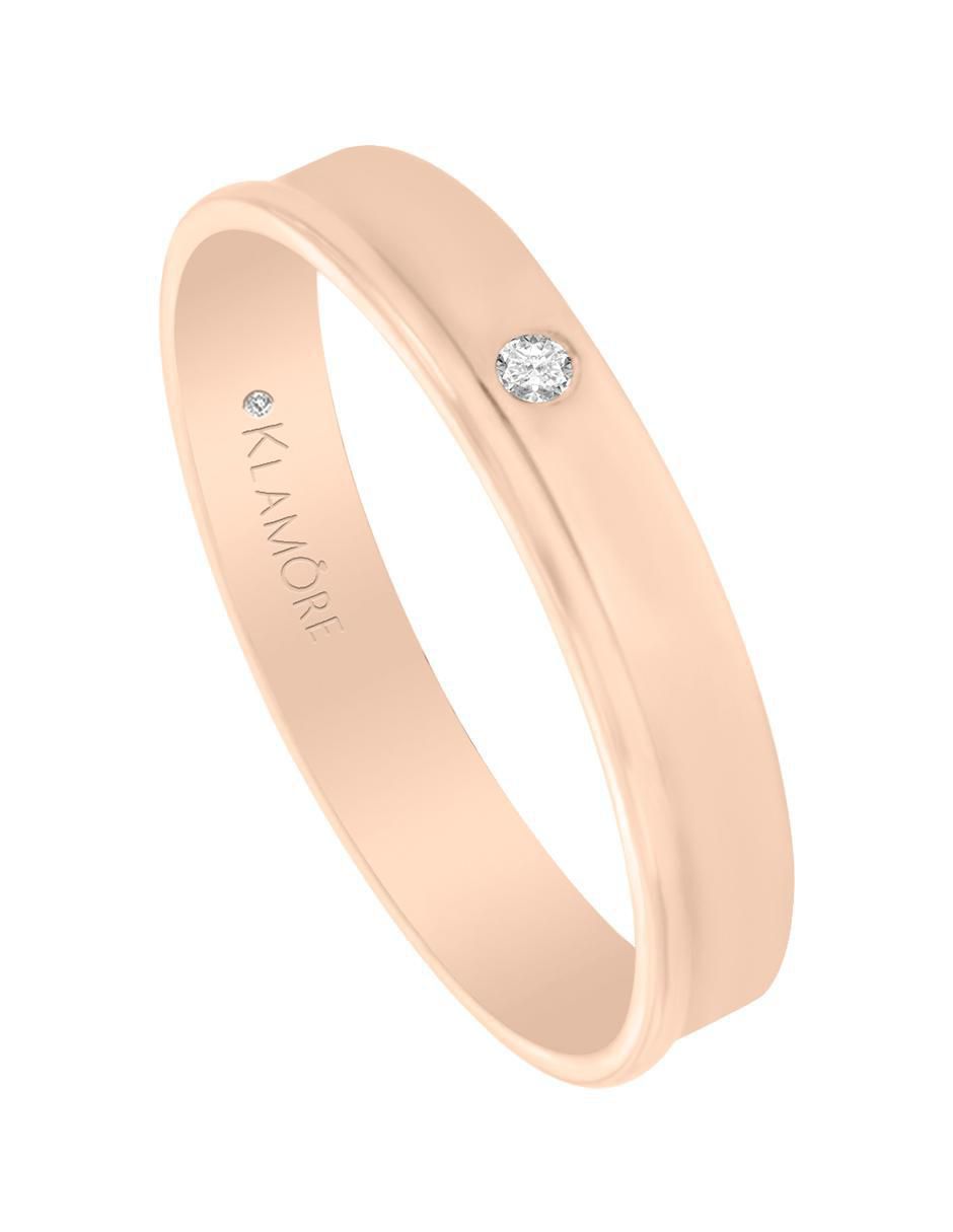 Argolla 14 k Cherise diamante 3