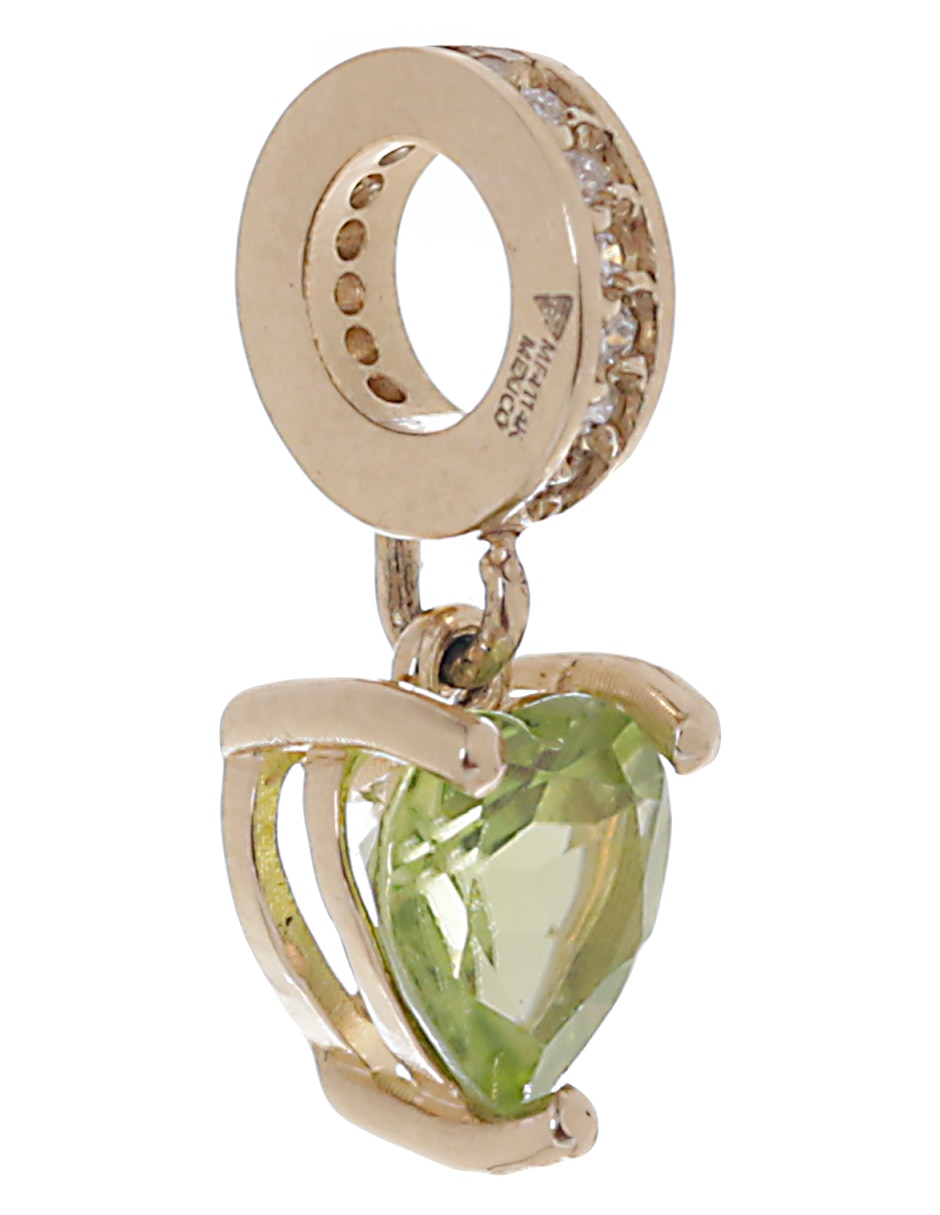 Charm De Corazón Fonelli De Oro Amarillo 14 K