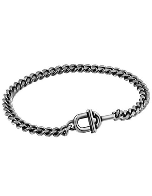 Pulsera de plata p 925 Manifesto con acabado liso 1