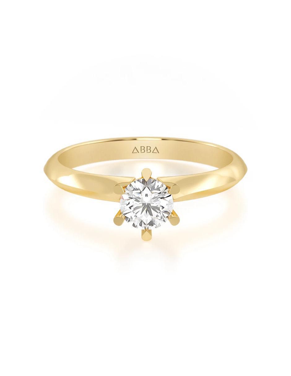 Anillo de compromiso 14 k moissanita Anillo de compromiso 14 k moissanita