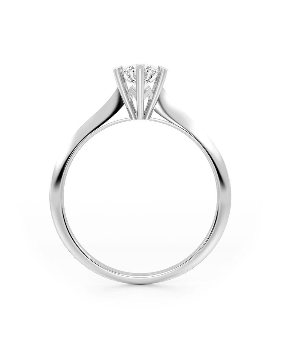 Anillo de compromiso 14 k moissanita 3