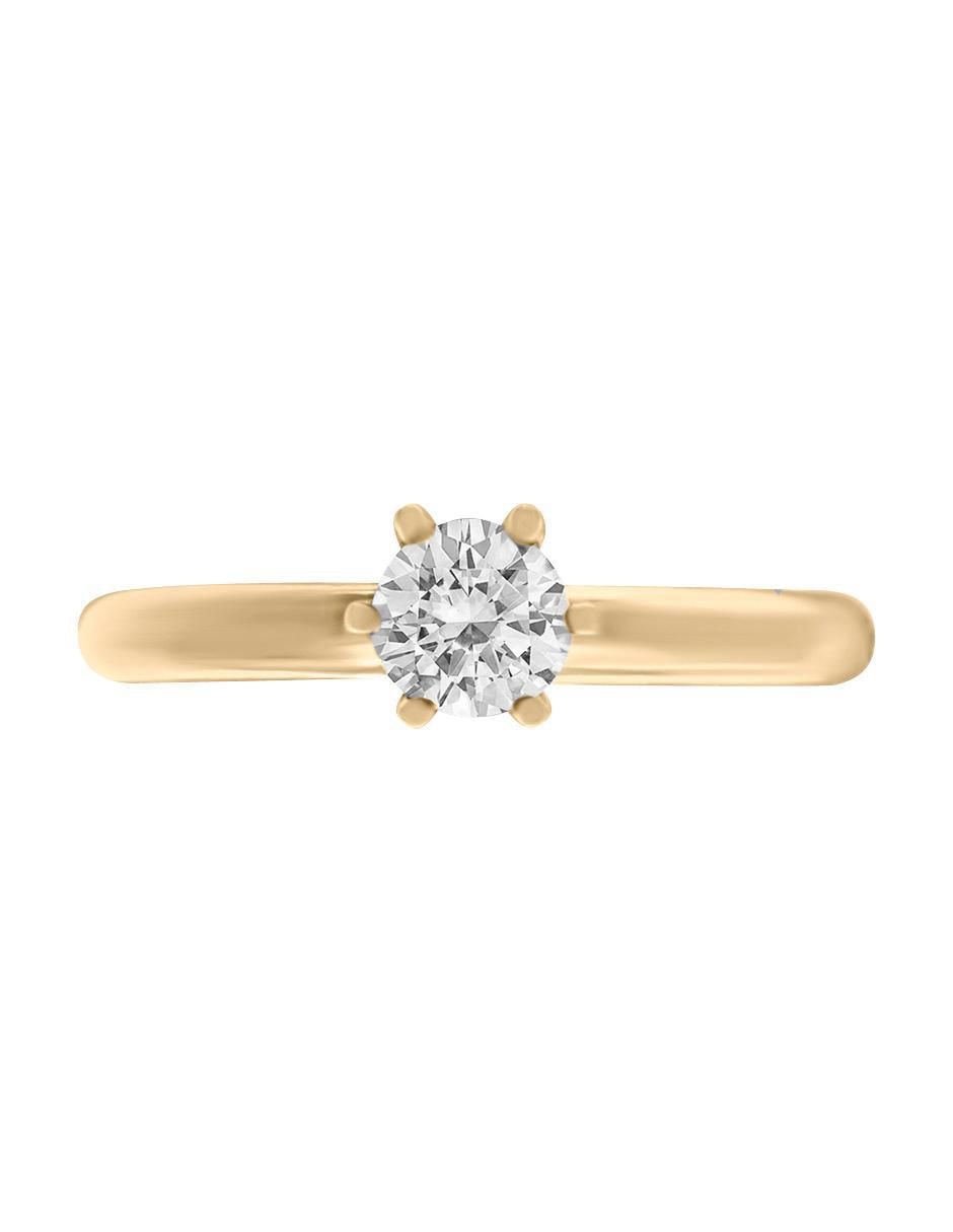 Solitario 14 k Isabella diamante Solitario 14 k Isabella diamante