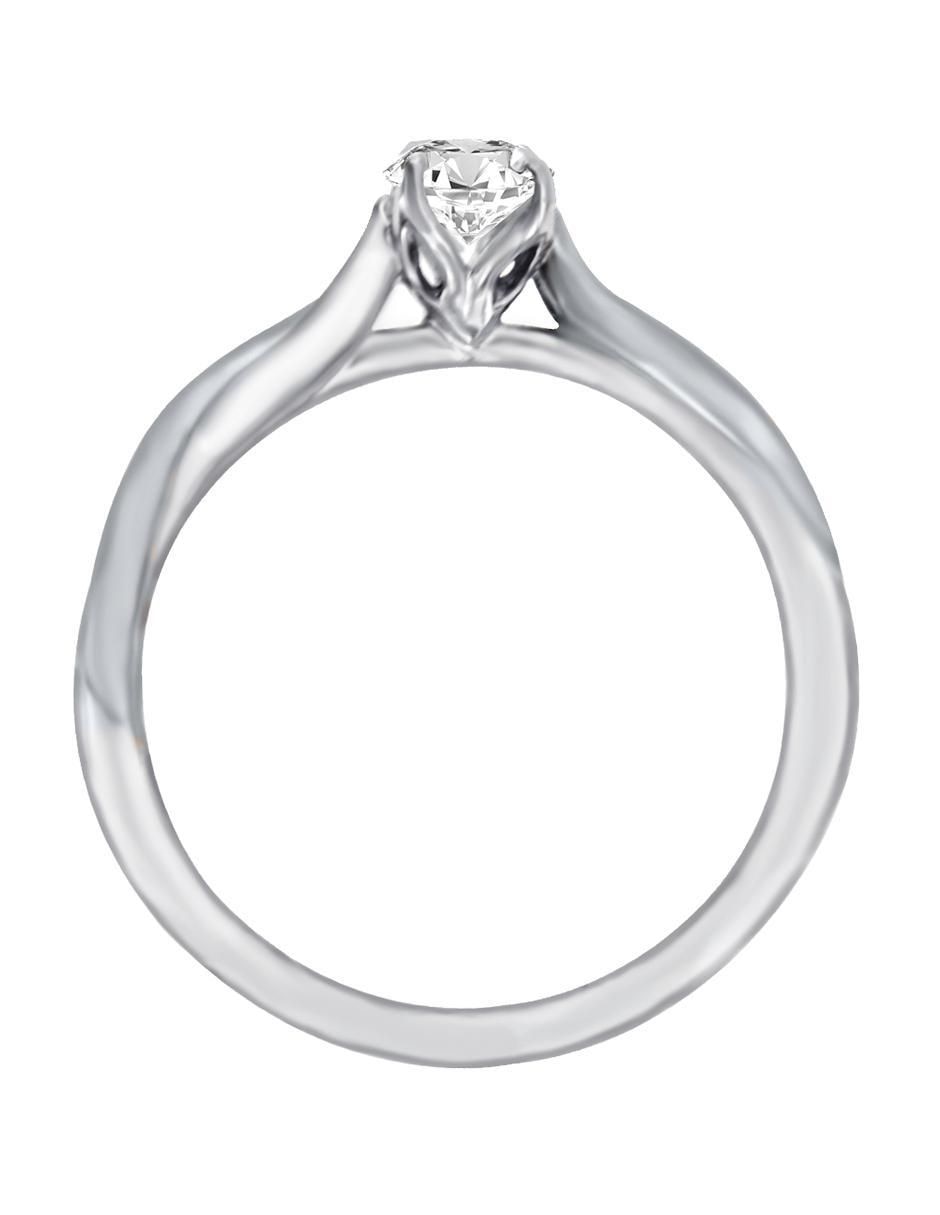 Solitario 14 k Aileen diamante 2