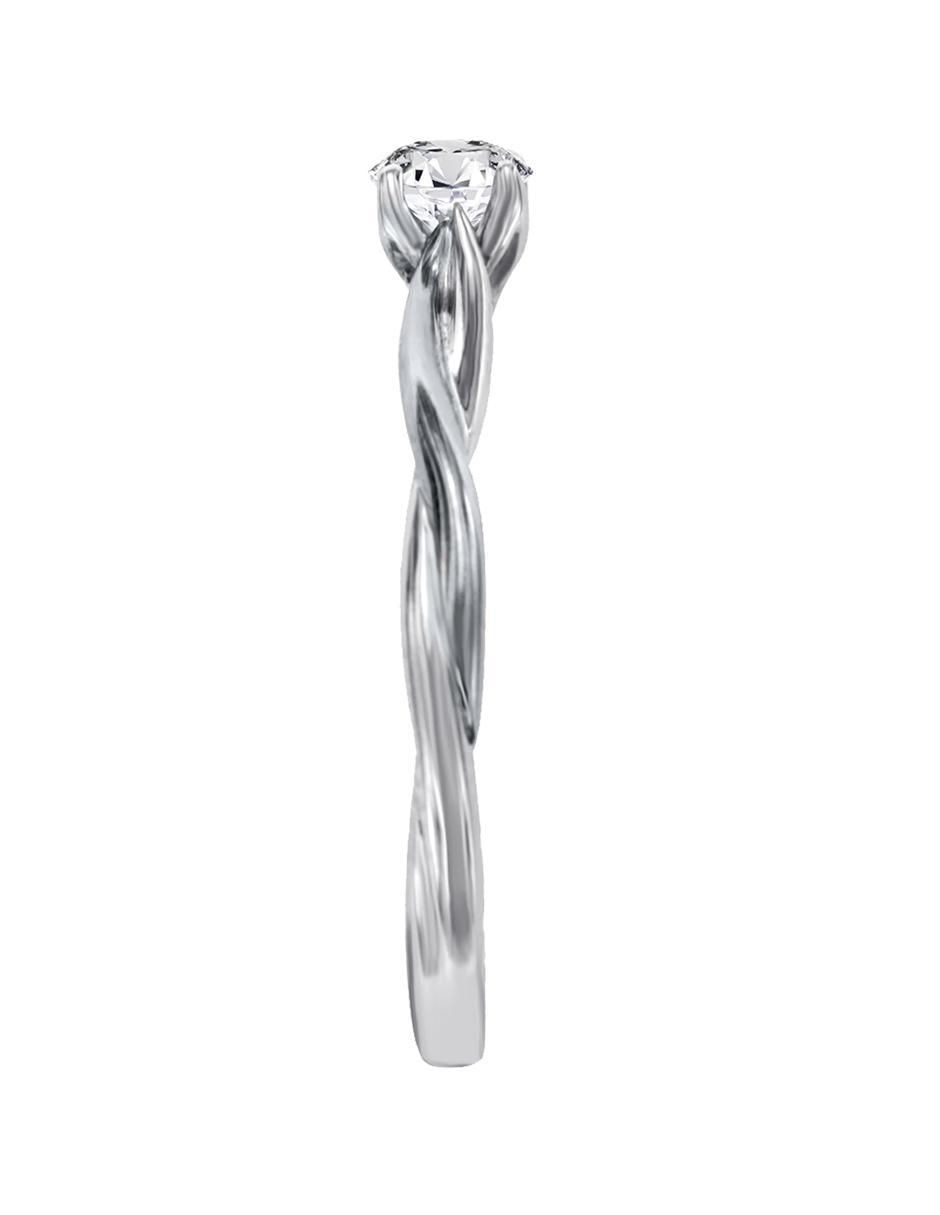 Solitario 14 k Aileen diamante 4