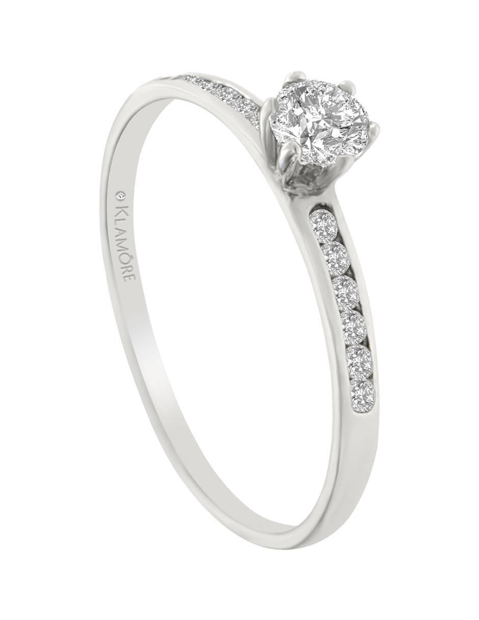 Solitario 14 k Sophie diamante 3