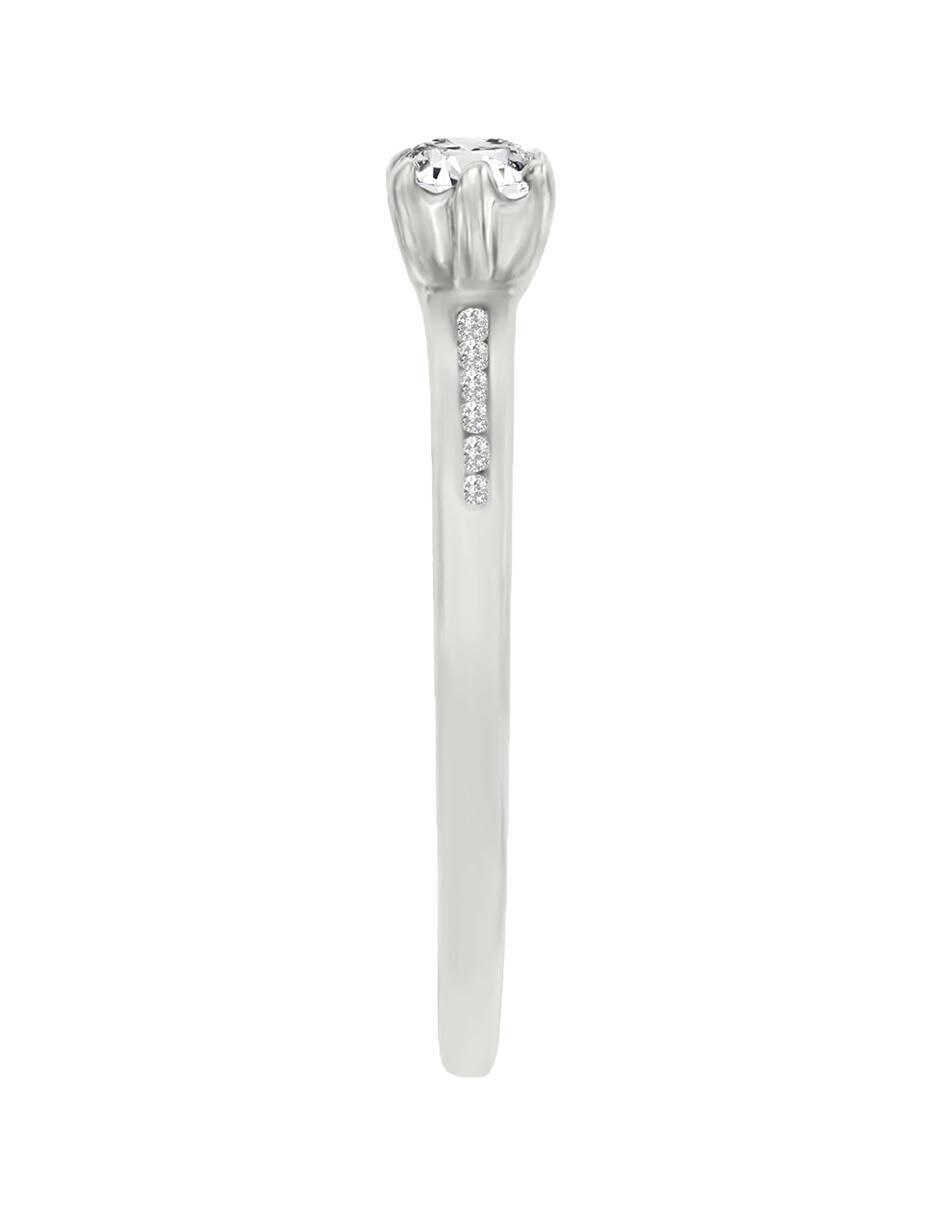 Solitario 14 k Sophie diamante 4