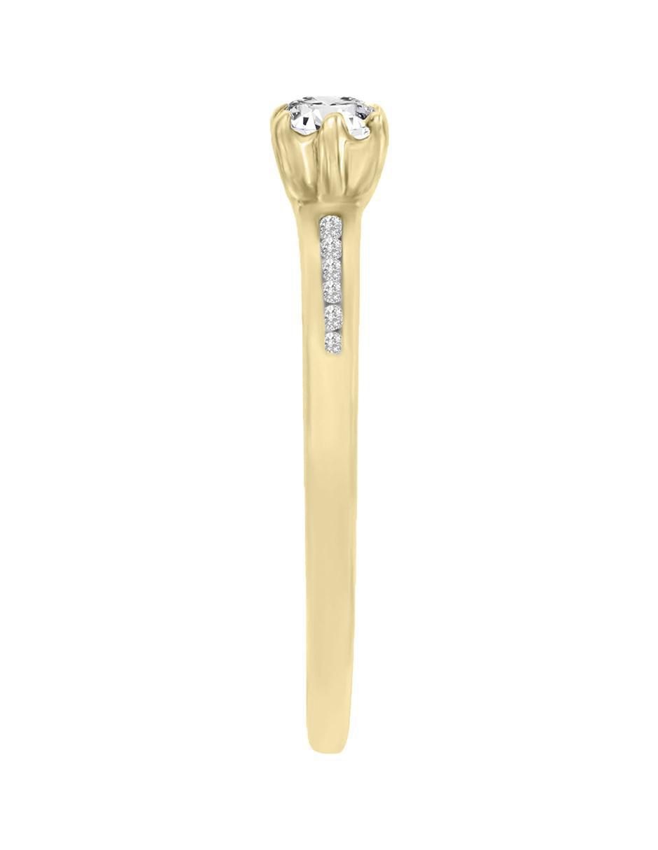 Solitario 14 k Sophie diamante 2