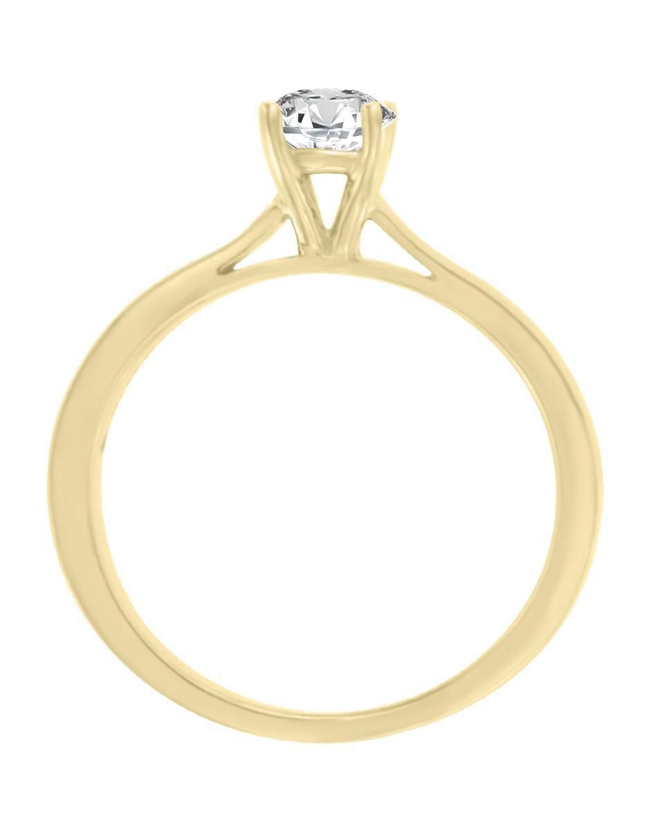 Solitario 14 k Carla diamante 3
